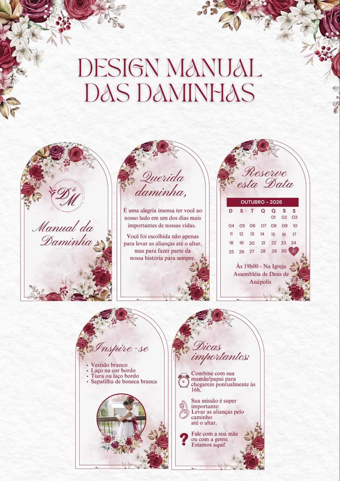 Manual da Daminha, Pajem e Florista